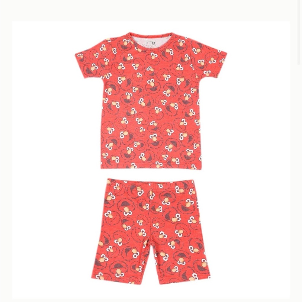 Copper Pearl Elmo 2pc Short Sleeve Pajama Set- NWT- 18 Months